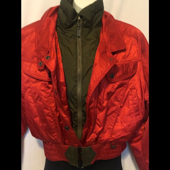 FERA  Skiwear Candy Apple Red Ski Jacket - Picture 2 of 5